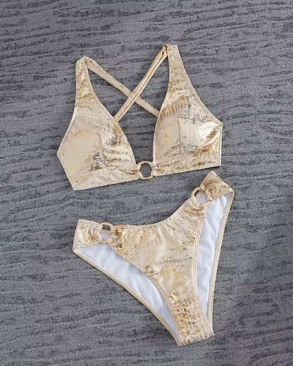 Annemiek | Bikini Boucle métallique Design