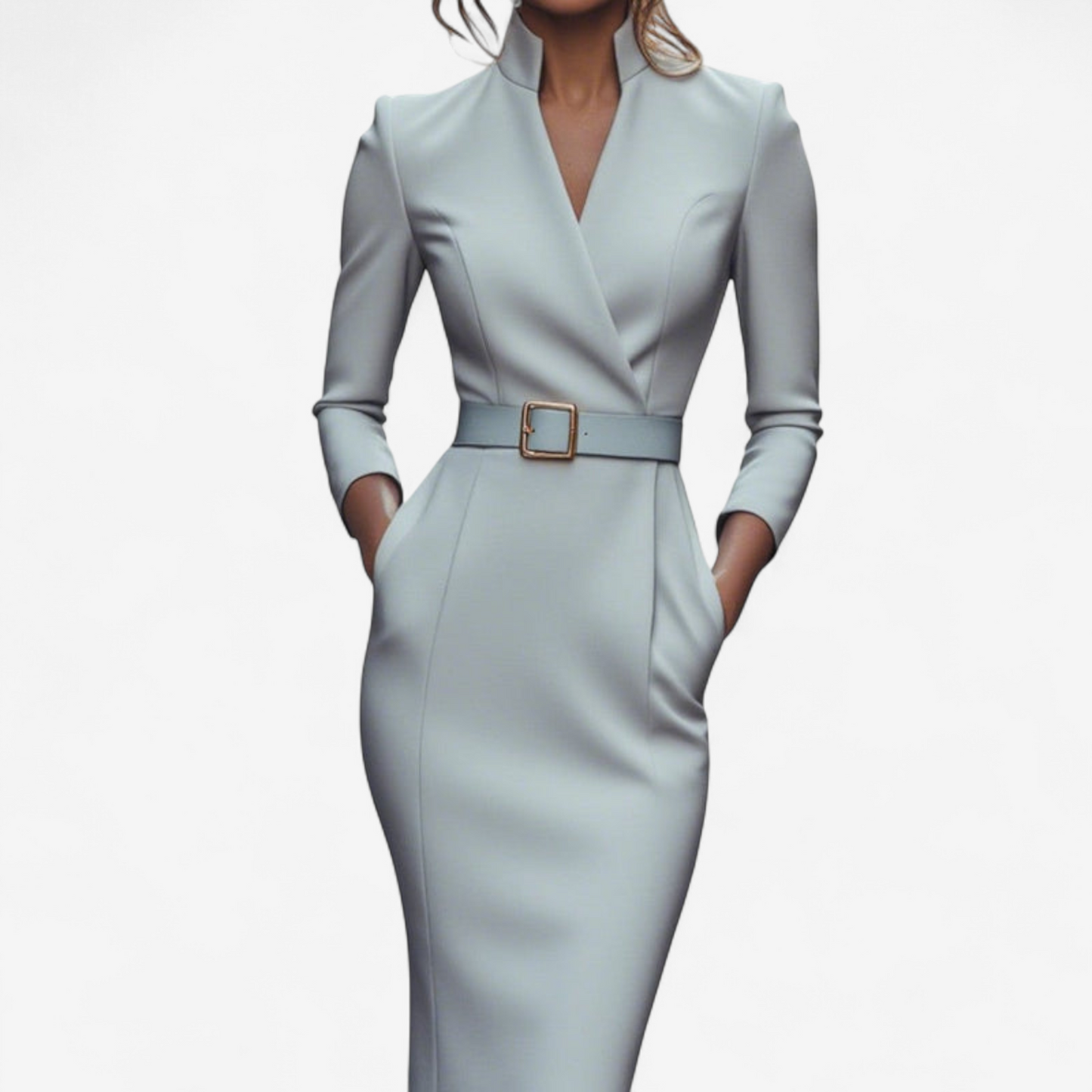 Miriam | Robe Élégante Ceinturée