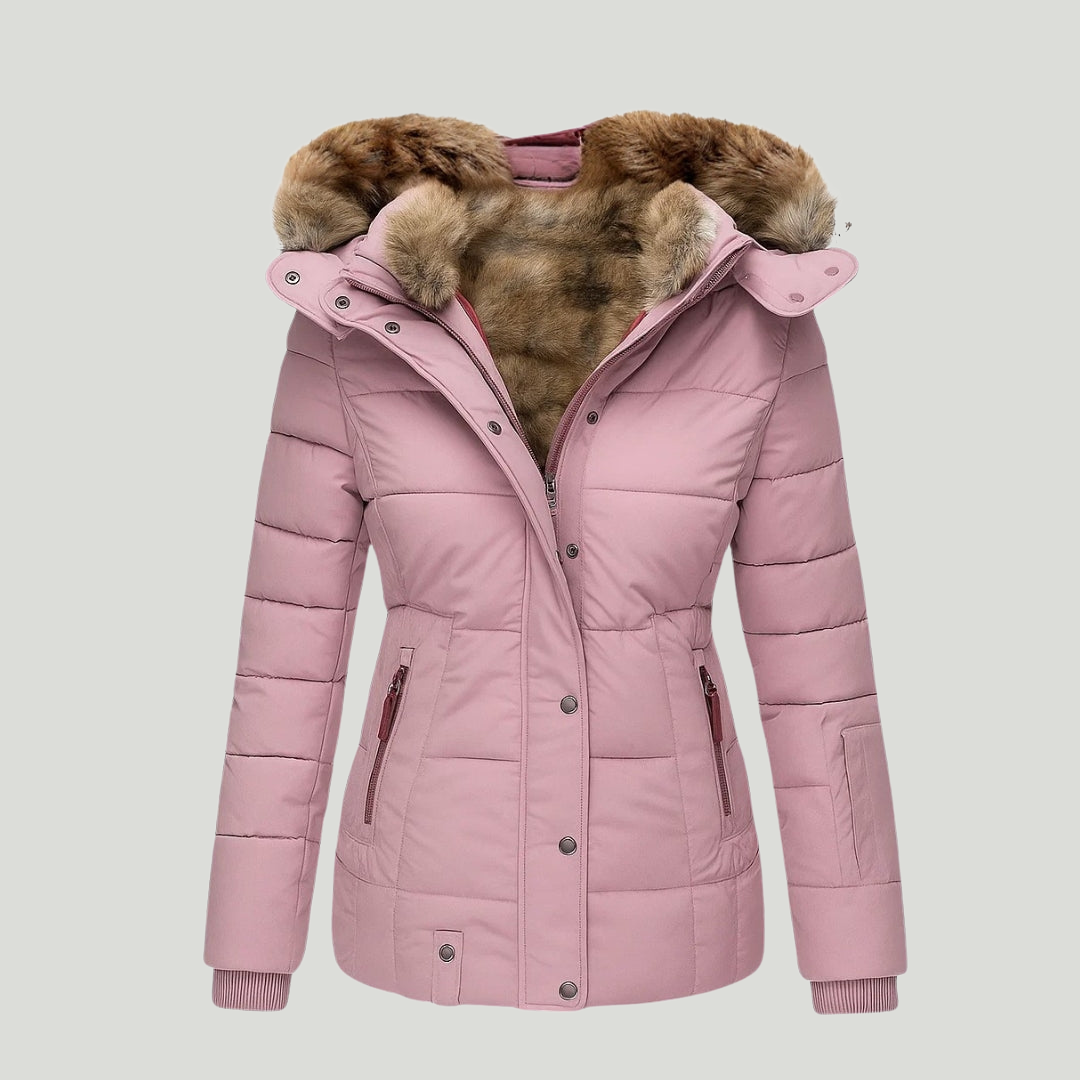 Anna | Manteau d'hiver avec doublure en fourrure