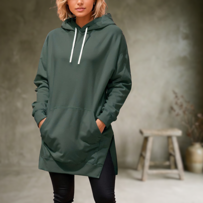 Ella | Robe à capuche oversize