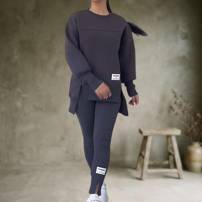 Woet | Ensemble sweat-shirt et leggings décontracté