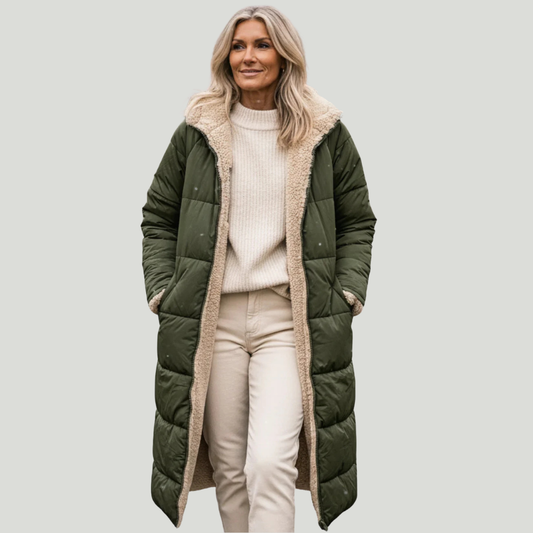 Layla | Manteau long élégant confort premium