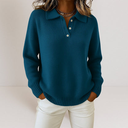 Olive | Pull doux avec col