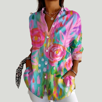Rina | Blouse avec imprimé coloré