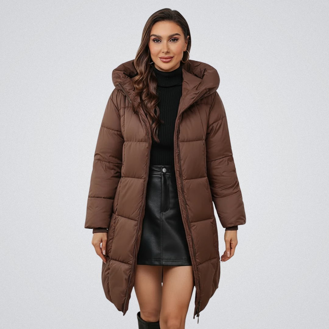 Ava | Élégant manteau matelassé