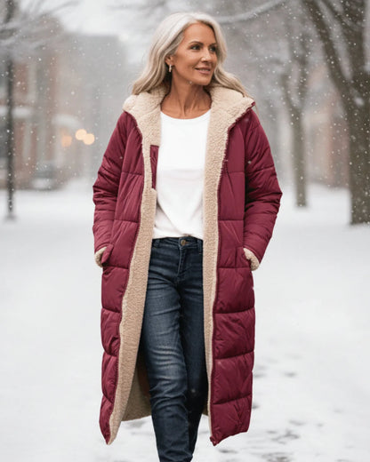 Layla | Manteau long élégant confort premium