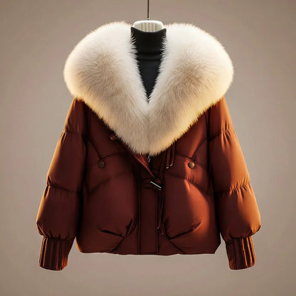 Willow | Manteau Rembourré Col en Fourrure