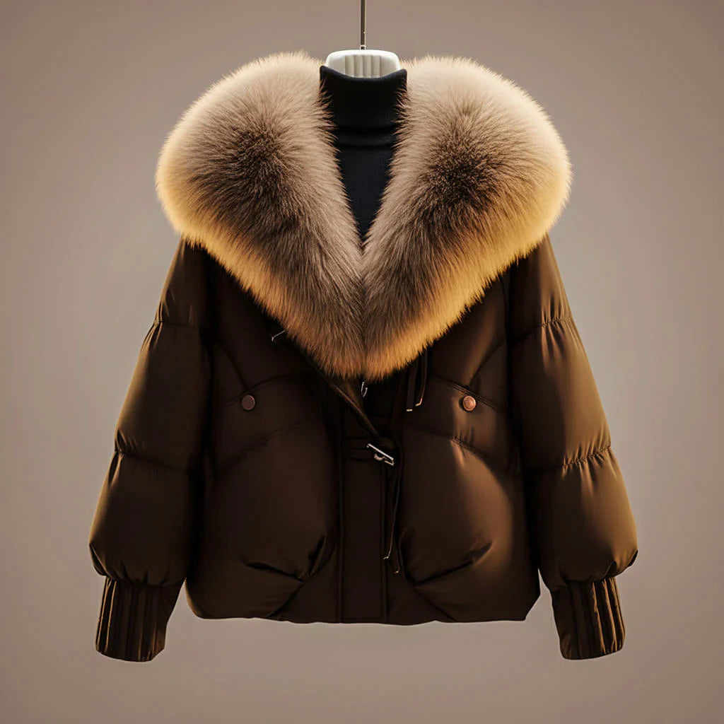 Willow | Manteau Rembourré Col en Fourrure