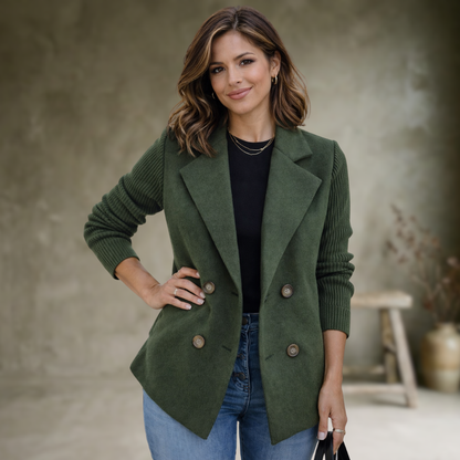 Camela | Blazer à Manches côtelées