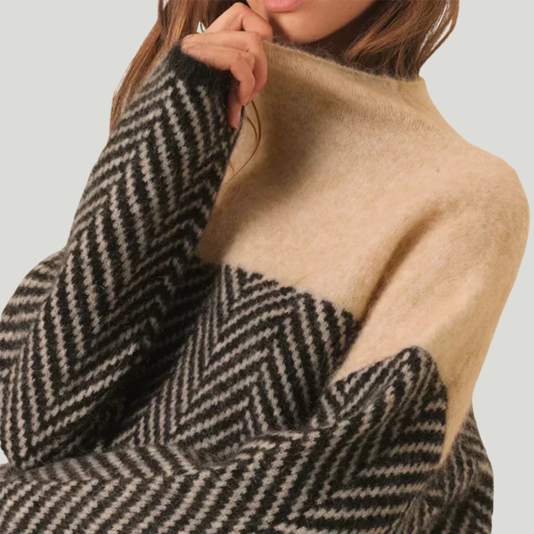Mira | Pull Torsadé Élégant