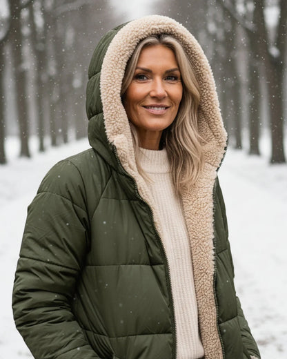 Layla | Manteau long élégant confort premium