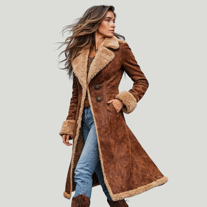 Noëlle | Manteau en Fourrure Douce
