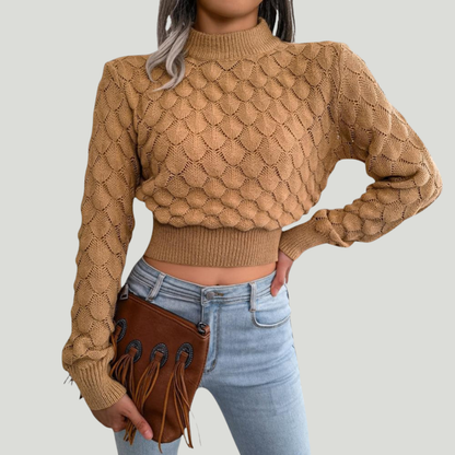 Chloe | pull élégance texturée
