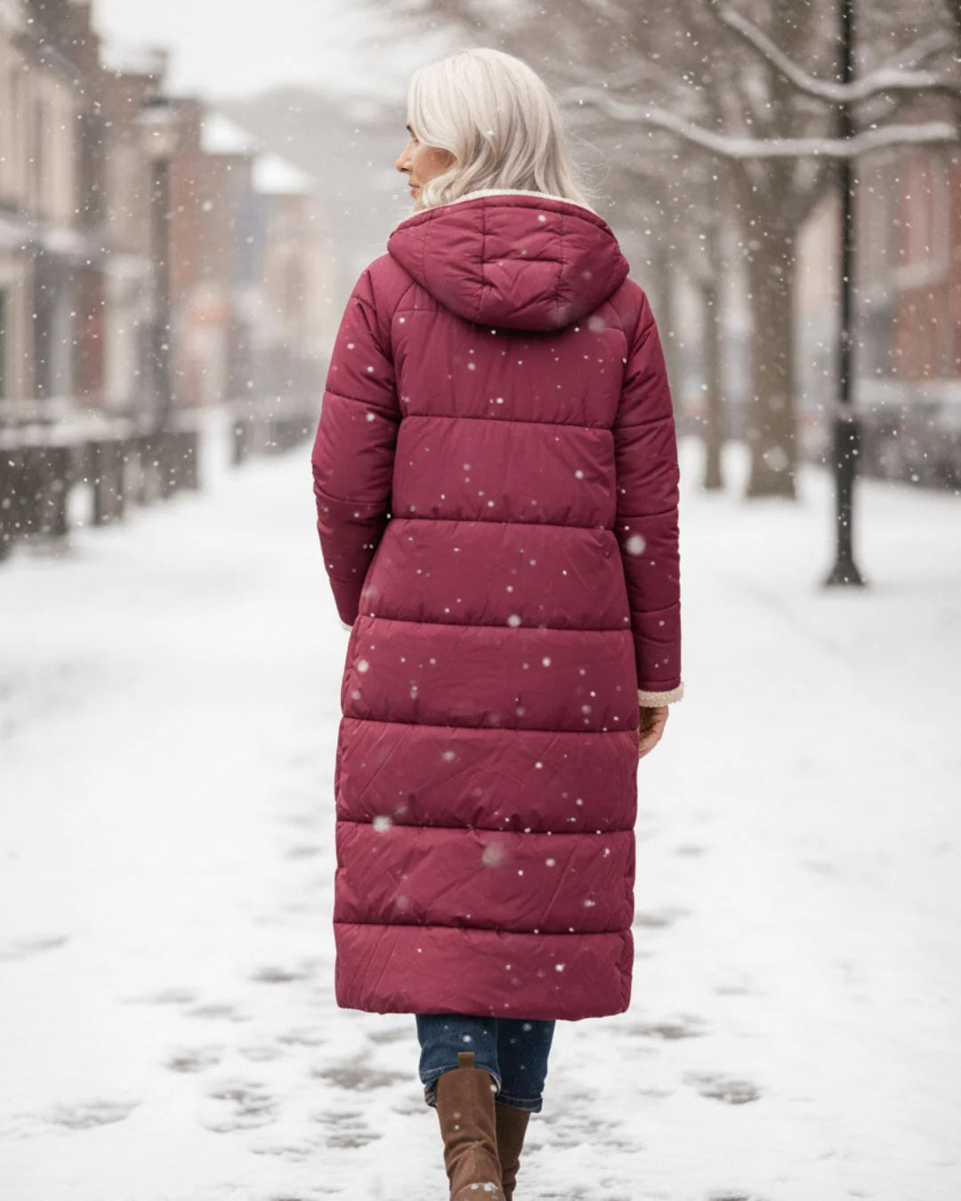 Layla | Manteau long élégant confort premium