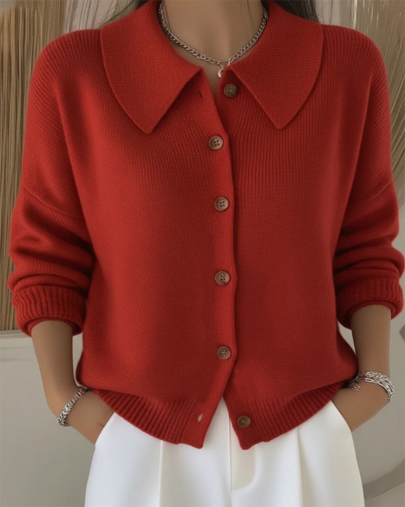 Milena | Cardigan avec col