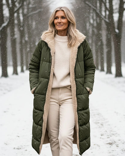 Layla | Manteau long élégant confort premium