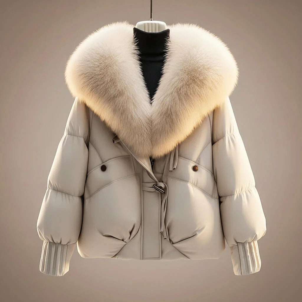 Willow | Manteau Rembourré Col en Fourrure