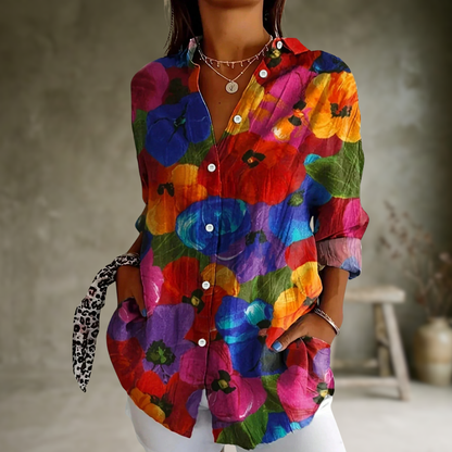 Rina | Blouse avec imprimé coloré