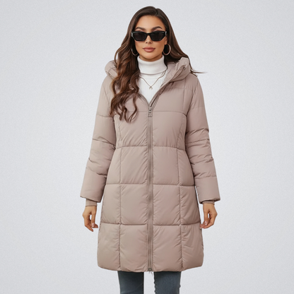 Ava | Élégant manteau matelassé