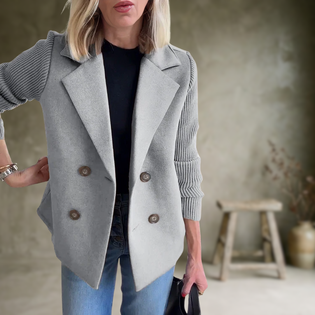 Camela | Blazer à Manches côtelées