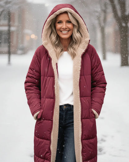Layla | Manteau long élégant confort premium