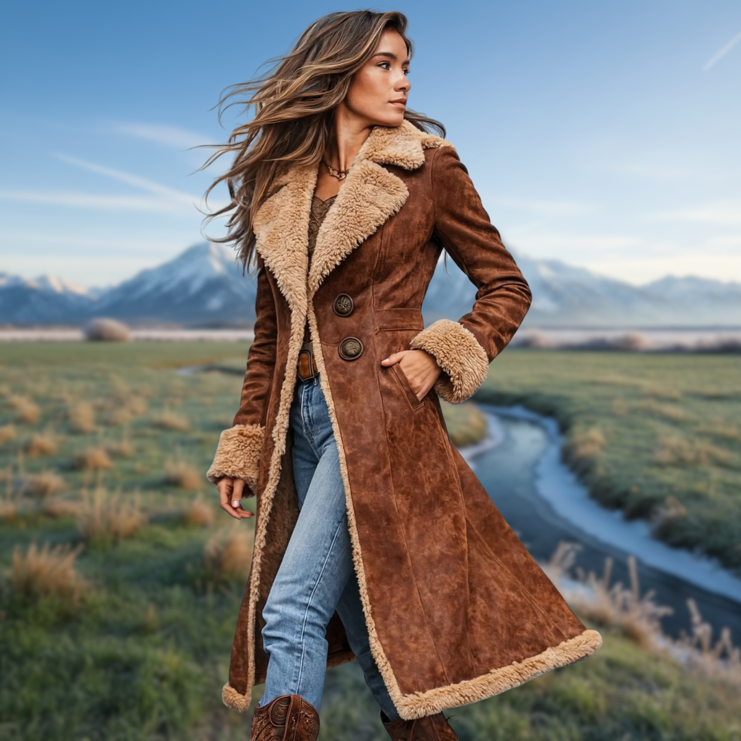 Noëlle | Manteau en Fourrure Douce
