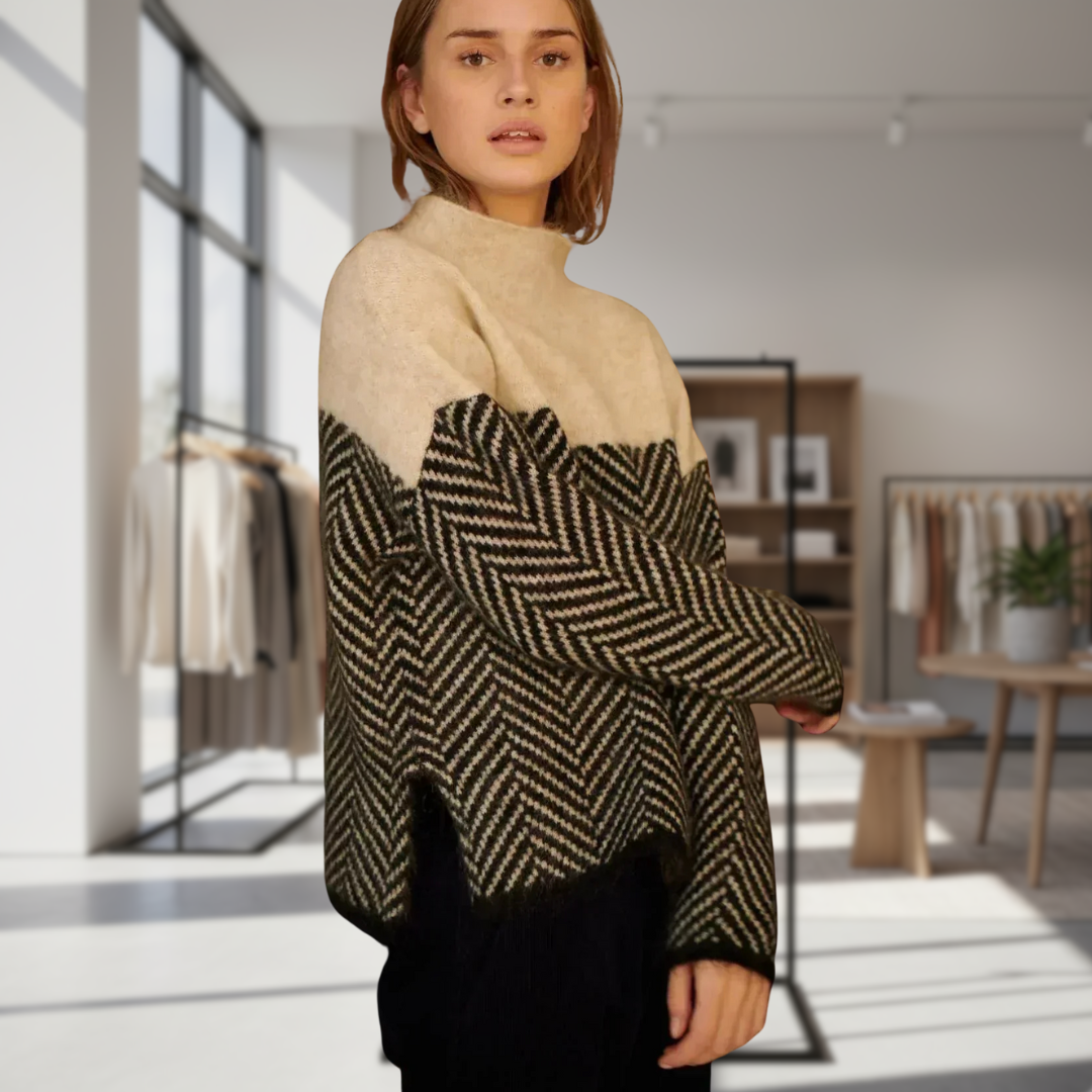 Mira | Pull Torsadé Élégant