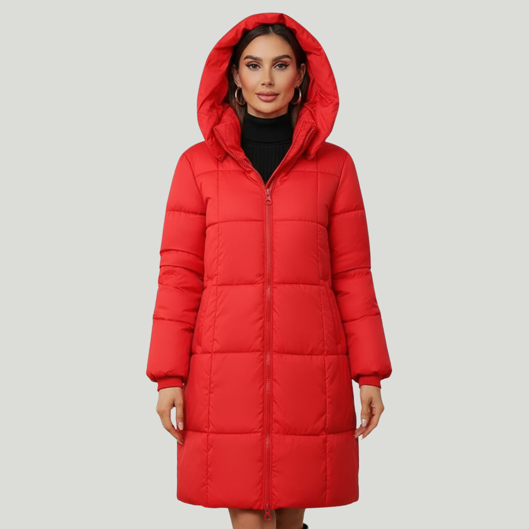 Ava | Élégant manteau matelassé