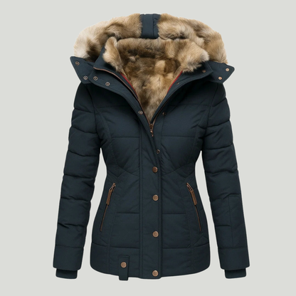 Anna | Manteau d'hiver avec doublure en fourrure