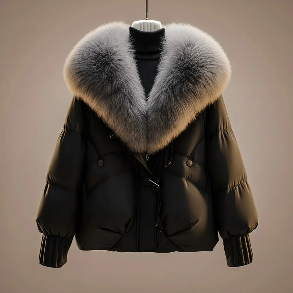 Willow | Manteau Rembourré Col en Fourrure
