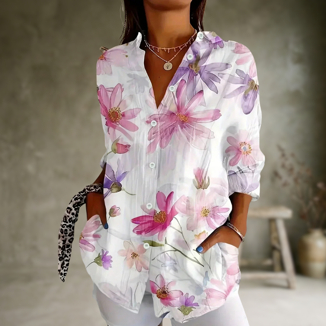 Rina | Blouse avec imprimé coloré