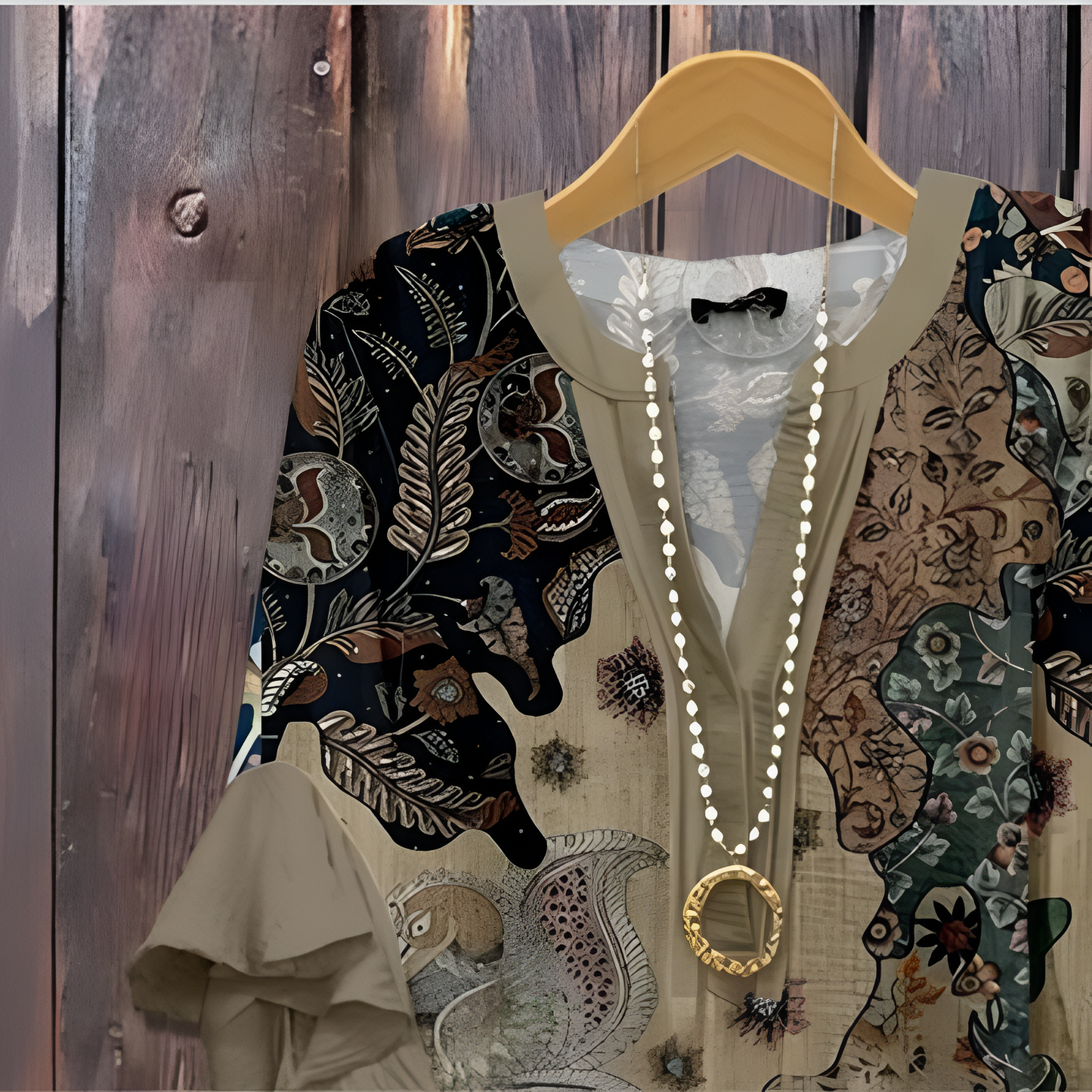 KORNELIA | Blouse élégante avec motifs