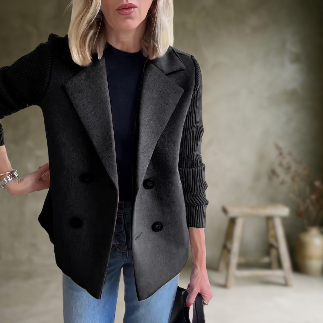 Camela | Blazer à Manches côtelées
