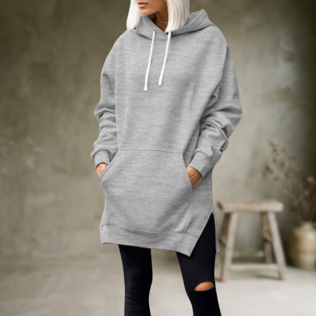 Ella | Robe à capuche oversize