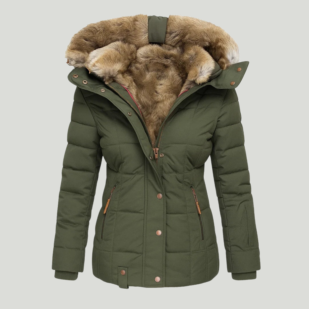 Anna | Manteau d'hiver avec doublure en fourrure
