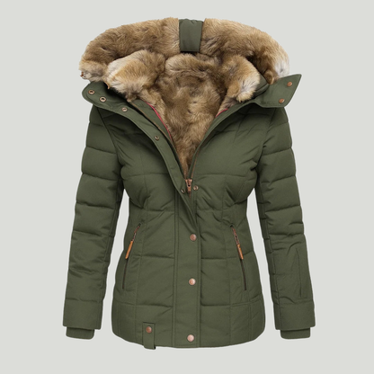 Anna | Manteau d'hiver avec doublure en fourrure