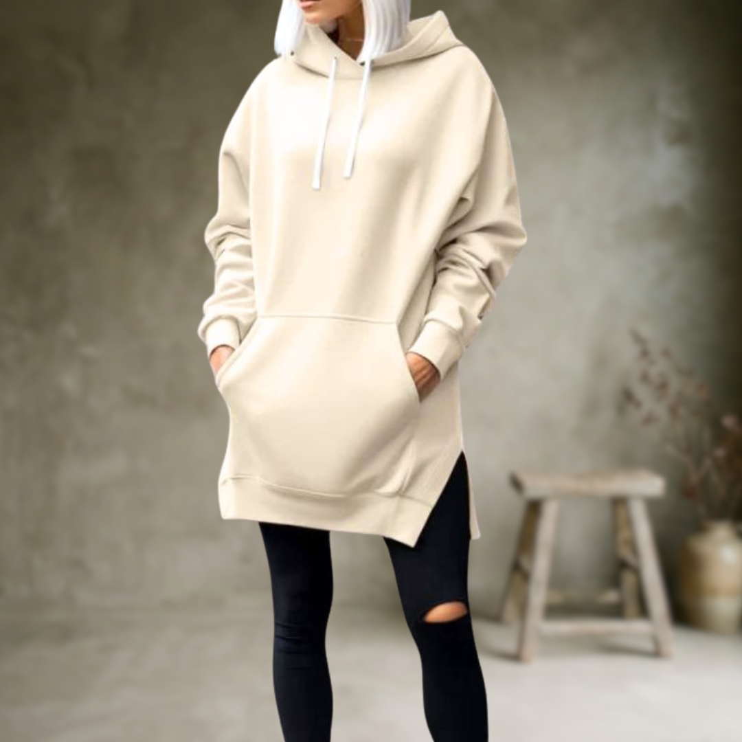 Ella | Robe à capuche oversize