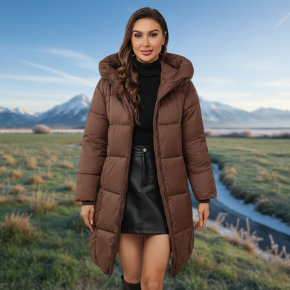 Ava | Élégant manteau matelassé