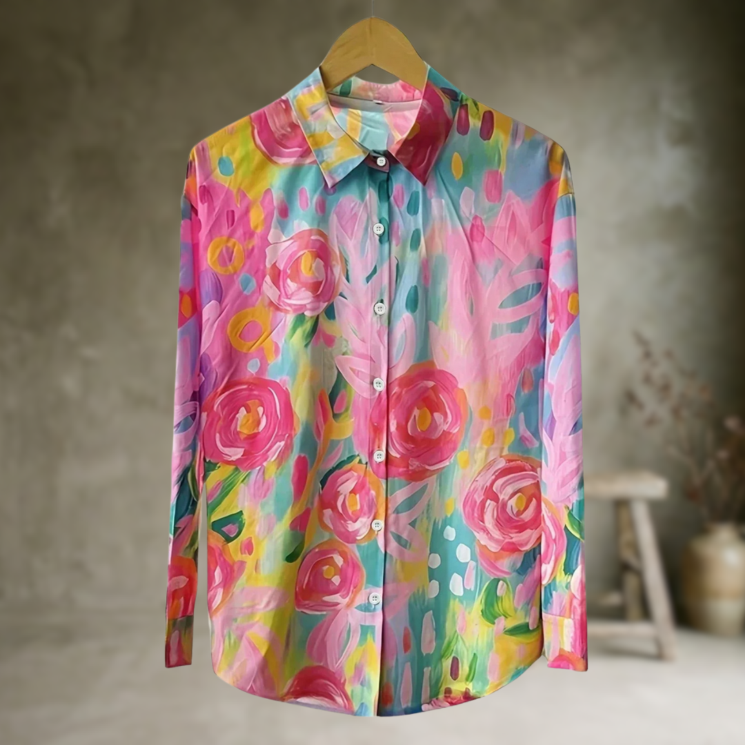 Rina | Blouse avec imprimé coloré