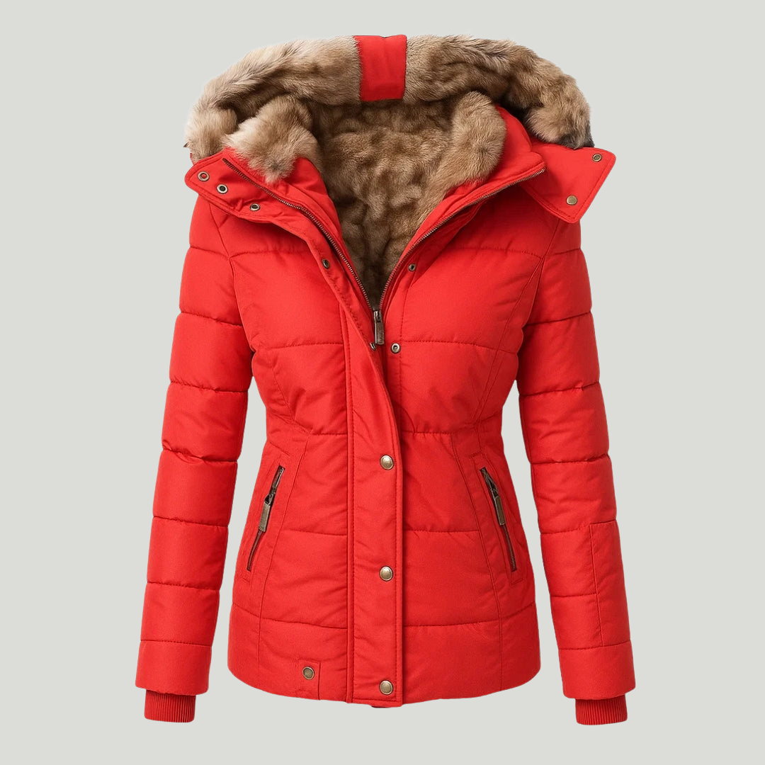 Anna | Manteau d'hiver avec doublure en fourrure