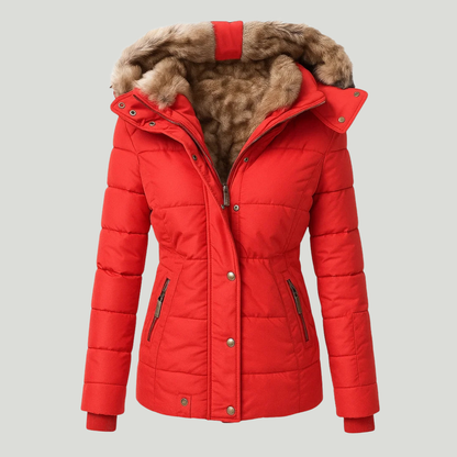 Anna | Manteau d'hiver avec doublure en fourrure