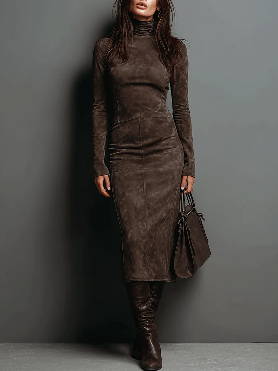 Naya | Élégante robe midi cintrée