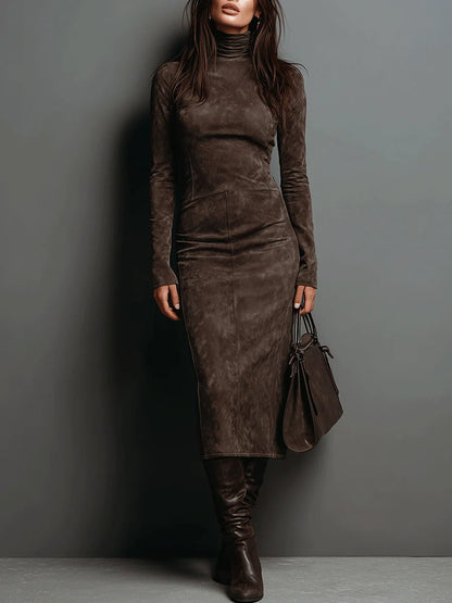Naya | Élégante robe midi cintrée