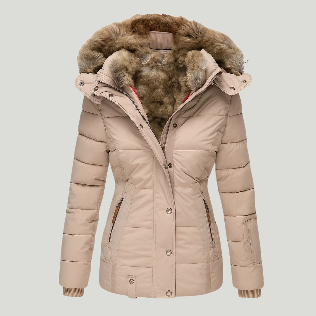 Anna | Manteau d'hiver avec doublure en fourrure