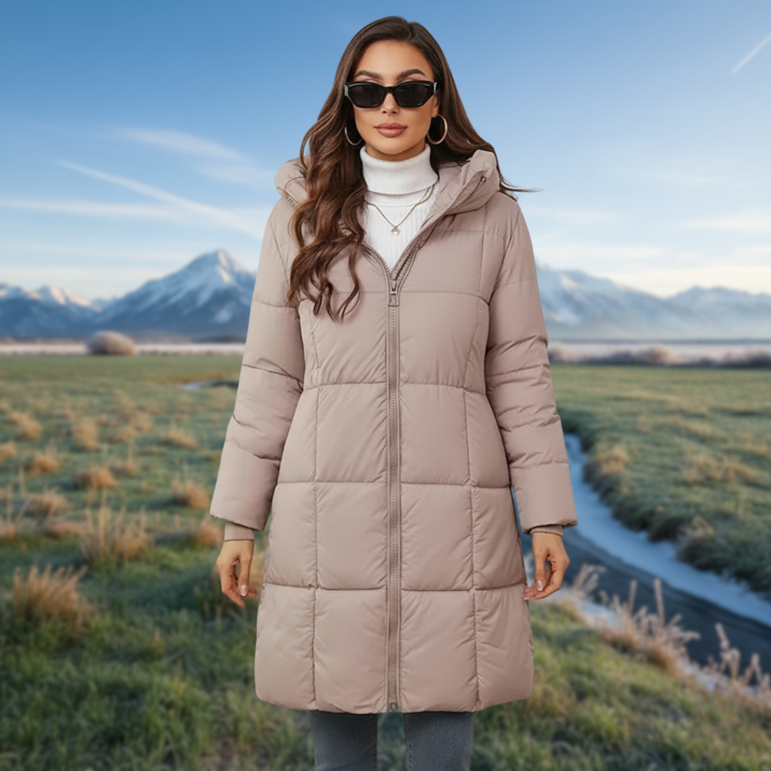 Ava | Élégant manteau matelassé