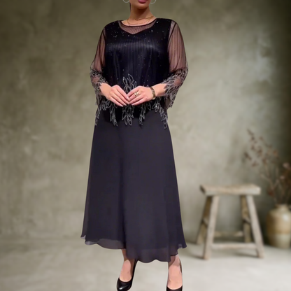 Doris | Elegant midi Robe