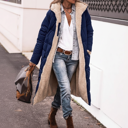 Layla | Manteau long élégant confort premium