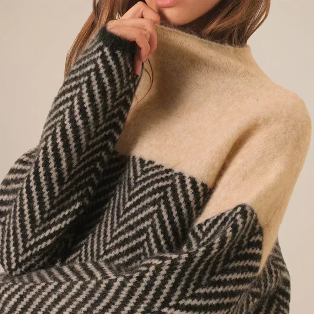 Mira | Pull Torsadé Élégant