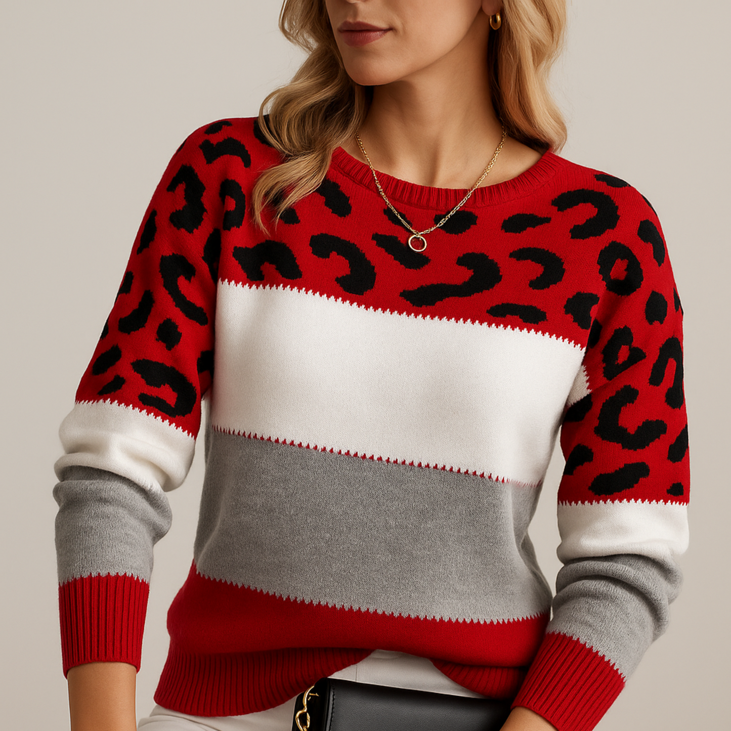Cheyenne | Pull Léopard Élégance