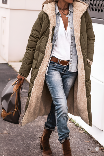 Layla | Manteau long élégant confort premium